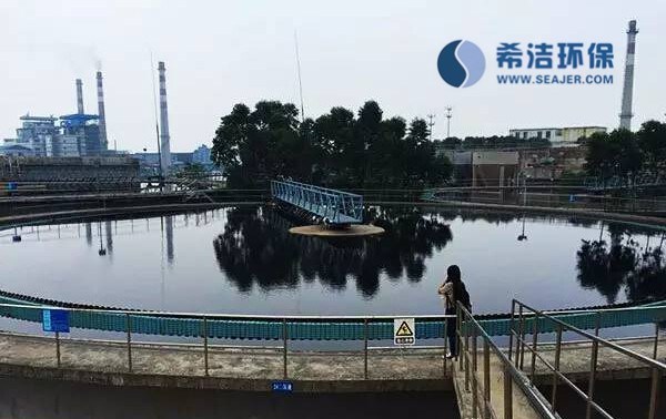 印染污水廠現(xiàn)場